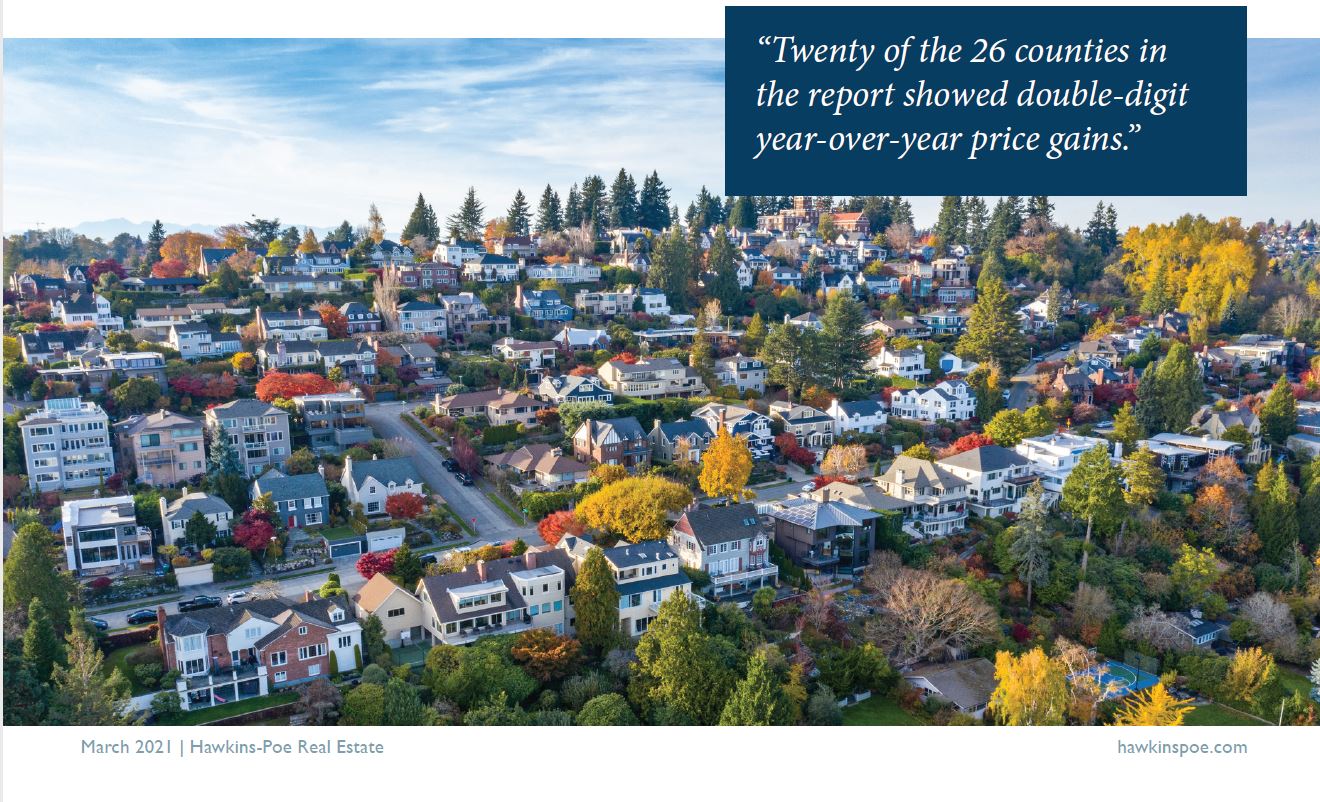 2021 March Hawkins-Poe Monthly Market Report - 26 Counties